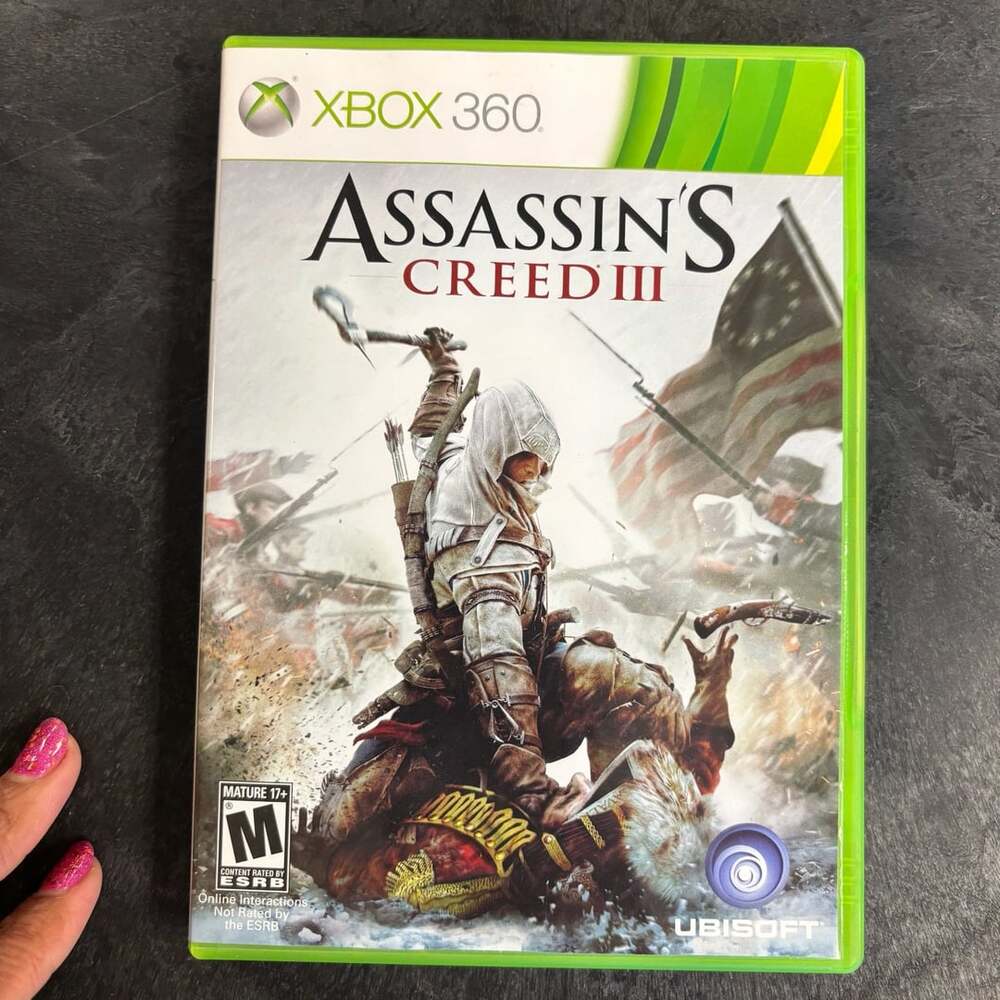 Ubisoft Assassin's Creed III Xbox 360 Video Game Complete with Manual - 2 Discs